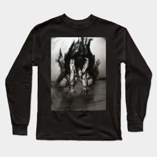 Charcoal Thoughts (darkness seeping out) Long Sleeve T-Shirt